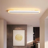 Plafonnier de couloir ovale moderne à LED dimmable