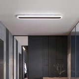 Plafonnier de couloir ovale moderne à LED dimmable