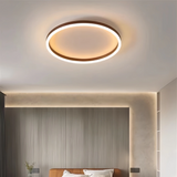 Plafonnier en anneau minimaliste LED dimmable pour salon