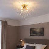 Plafonnier pissenlit LED en cristal moderne pour chambre