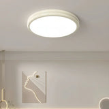 Plafonnier rond scandinave LED dimmable pour chambre