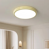 Plafonnier rond scandinave LED dimmable pour chambre