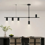 Suspension design moderne en métal LED dimmable pour salle à manger
