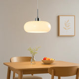 Suspension en verre moderne LED réglable en hauteur pour salle à manger