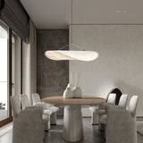 Suspension japonaise wabi sabi design en soie dimmable pour salle à manger