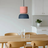 Suspension macaron color block scandinave hauteur réglable salle à manger