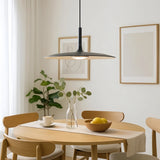 Suspension plate métal scandinave LED dimmable pour salle à manger