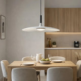 Suspension plate métal scandinave LED dimmable pour salle à manger