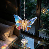 Suspension papillon en verre moderne de chevet
