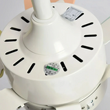 Ventilateur de plafond enfant coloré avec lumière LED silencieux moteur DC 3 vitesses mode été hiver télécommande minuterie