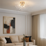 Plafonnier Moderne en Cristal LED Décoratif pour Salon