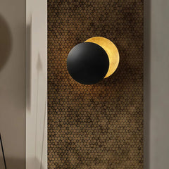 Applique Murale Ronde Design Contemporain Rotative Pour Chevet