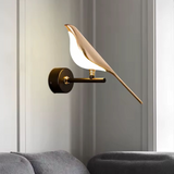 Applique Murale Oiseau Doré LED Moderne pour Chambre