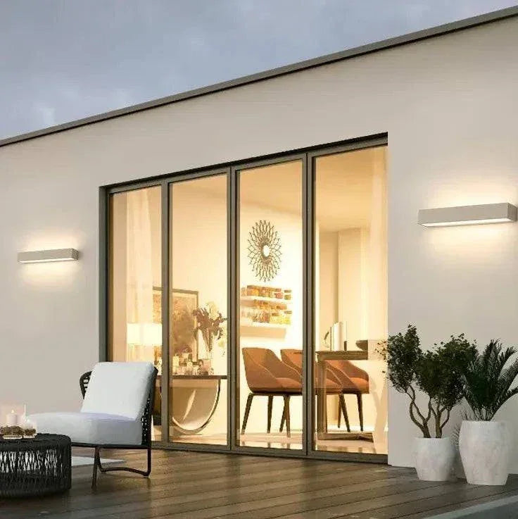 Appliques Murales Extérieures Supérieures Et Inférieures De Patio Étanches - Lampe Magasin