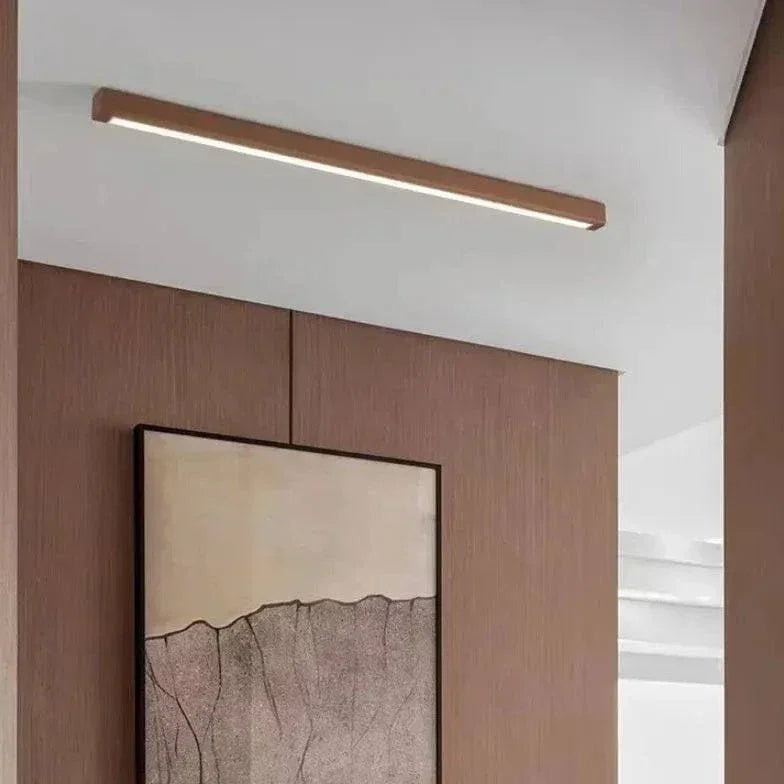 Luminaire En Longueur Nordique Minimaliste Bois Led - Lampe Magasin