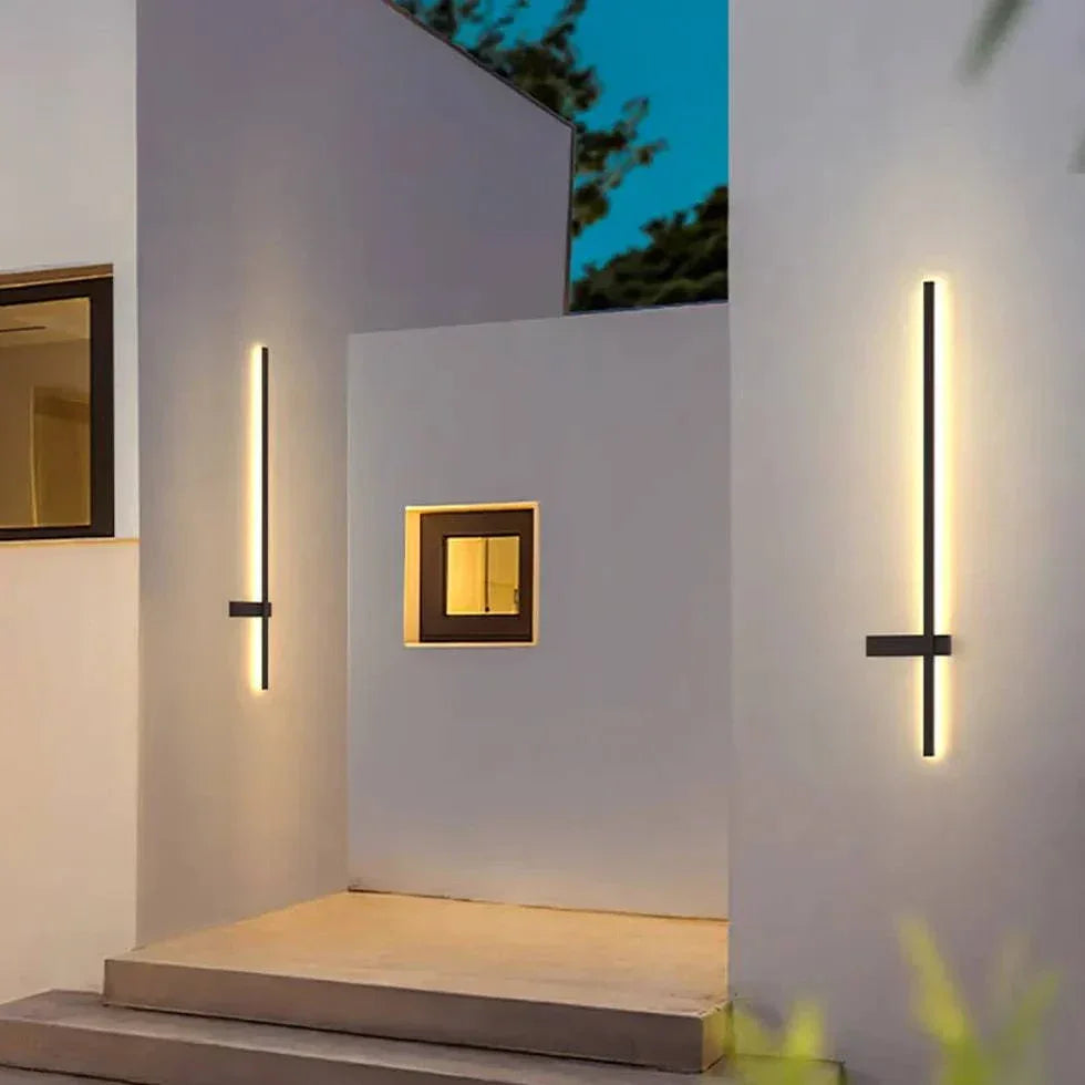 Applique Murale D'Extérieur Led Linéaire Cross - Lampe Magasin