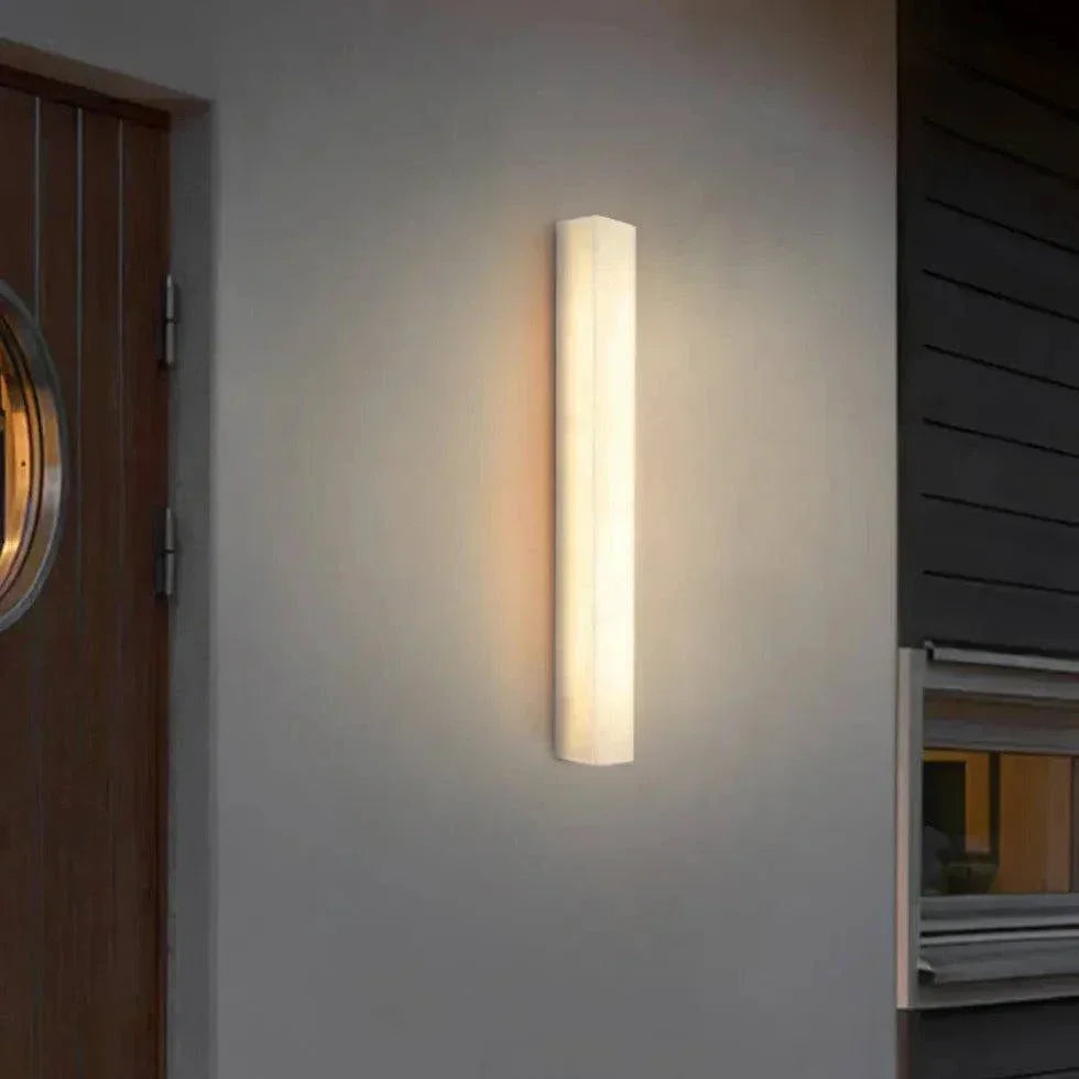 Applique D'Extérieur Led Bord En Résine Blanche - Lampe Magasin