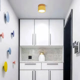 spot LED de plafond cylindrique macaron scandinave dimmable pour couloir