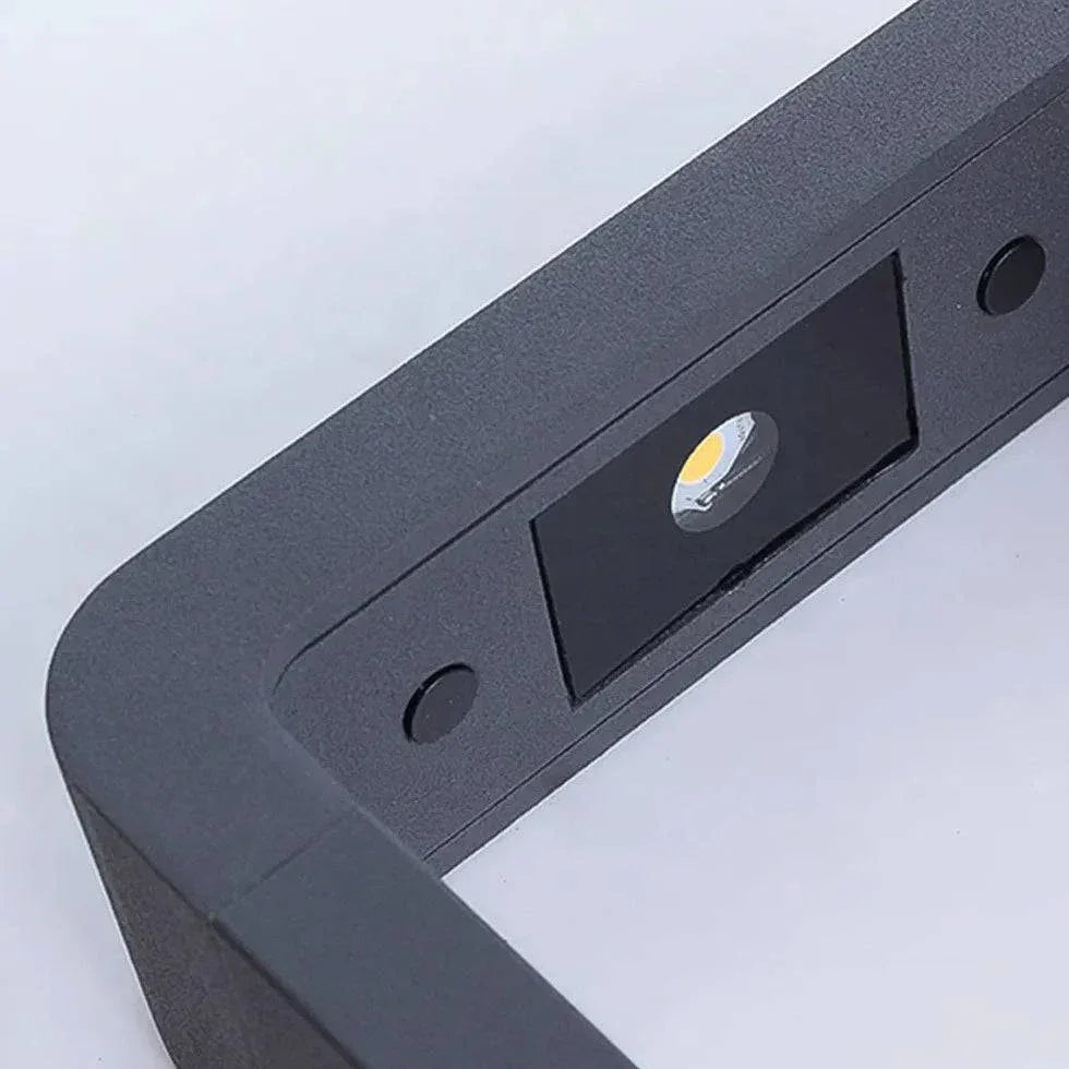 Borne D'Éclairage Led Rectangulaire Blanc Chaud - Lampe Magasin