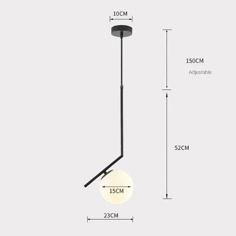 Lustre Design Simple Et Moderne Pour Chambre À Coucher - Lampe Magasin