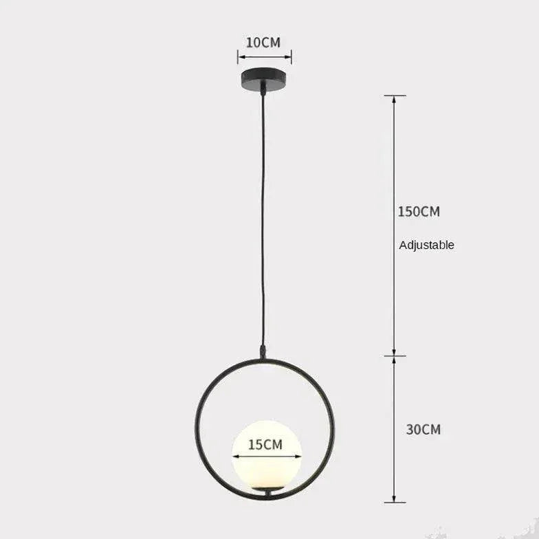 Lustre Design Simple Et Moderne Pour Chambre À Coucher - Lampe Magasin